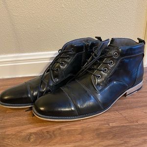Steve Madden Black Leather Boots
